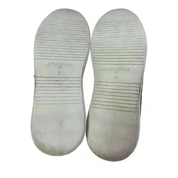 J/Slides Women's Aimee Quilted Suede Platform Sneakers SIZE-8 - Picture 9 of 9